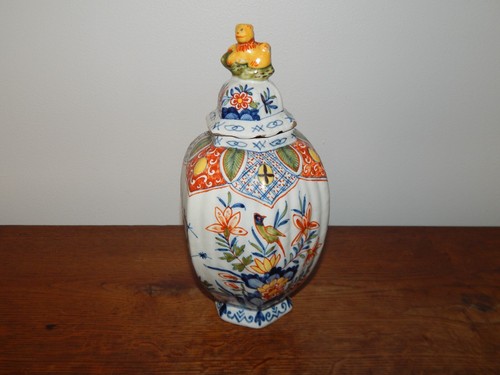 Ancienne potiche pot faïence - ancienne,