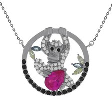 Collier Singe en Argent 925