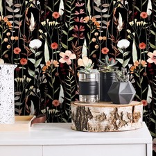 1 rouleau de papier peint à décoller à coller, papier peint mural à motifs