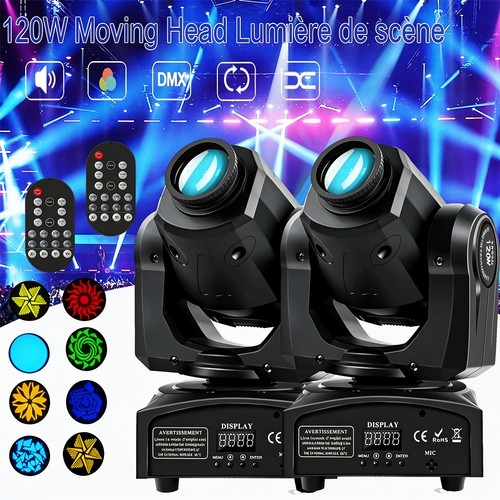 2pcs 120w tête mobile - 120w, led