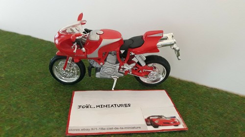 Moto ducati rouge échelle - moto,