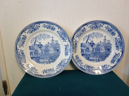 Paire assiette creil montereau - assiette,