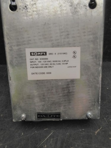Somfy drc cat no - (115vac),