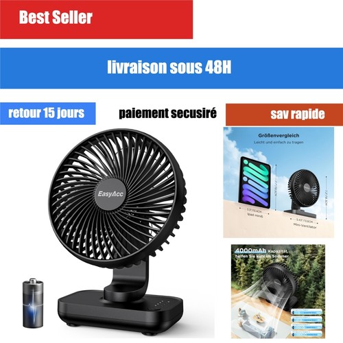 Mini ventilateur bureau - ventilateur,