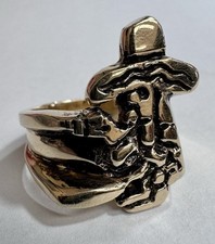 10k Gold Bandidos MC Biker