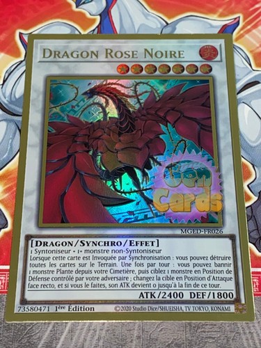 Carte dragon rose - gi, oh