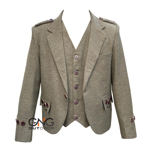 Veste laine écossaise - en,