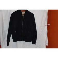 Ci Sono Mens Navy Blue Bomber