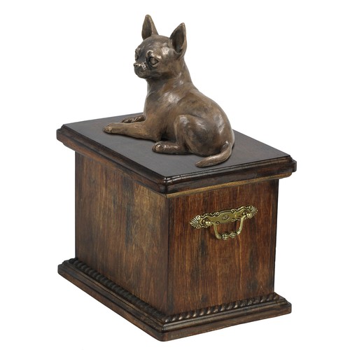 Urne bois chihuahua - en,