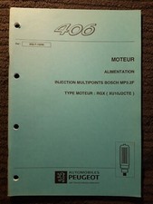 (305MA) Manuel Atelier PEUGEOT 406 - Moteur RGX, Injection Multipoints Bosch...