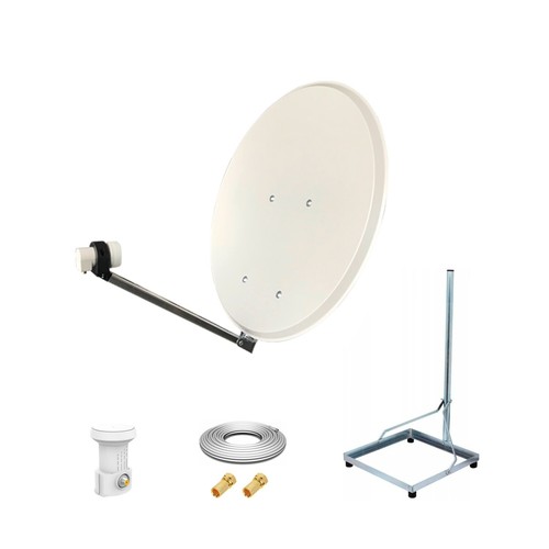 Kit parabole 65cm acier - 65cm,