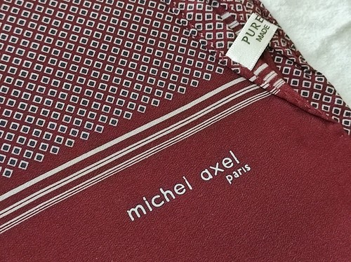 Foulard vintage soie - vintage, michel