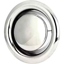 Bouche d'extraction en acier inoxydable Ø 80 mm avec douille de fixation - DVS08