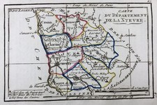 Nièvre 1794 Decize Donzy Chateau Chinon Luzy Clamecy Nevers Pouilly Corbigny