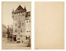 P.S. Cramer, Allemagne, Nürnberg, Nassauer Haus, CDV vintage, ca.1865 P.S. Crame