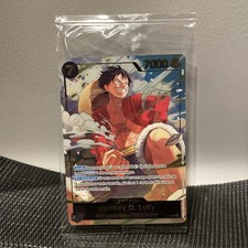 Carte One Piece Monkey D. Luffy scéllée P-075   Promo Exclu Japan Expo Français