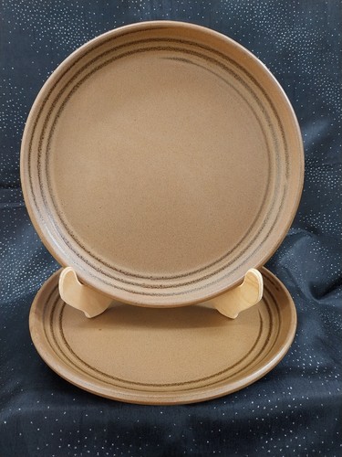 Assiettes plates gres - 2, en
