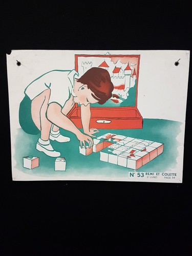 Affiche scolaire double face