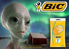 Bic rasoirs publicité