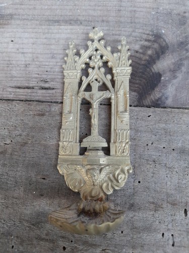 Bénitier reliquaire ancien - bénitier,