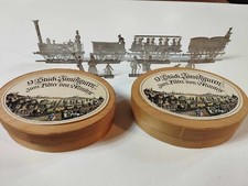 figurines en étain chemin de fer