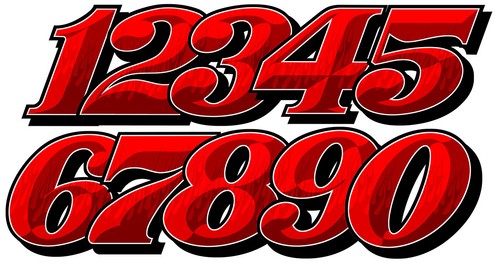 Numero course racing auto - numero,