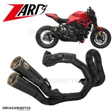 MONSTER 1200 R DUCATI 2016 2017 ZARD Ligne complete Titane Noir RC ZDU126T00T...
