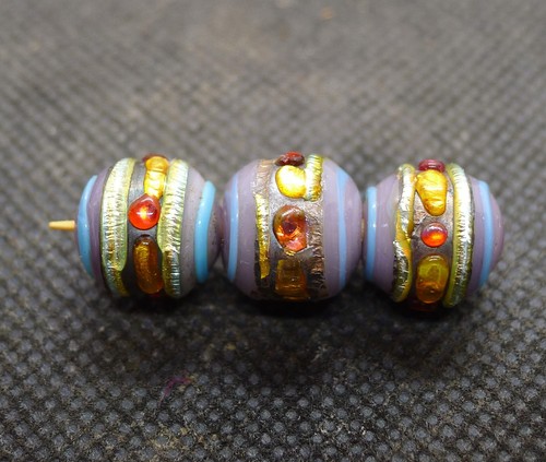Lot perles verre collier - lot,