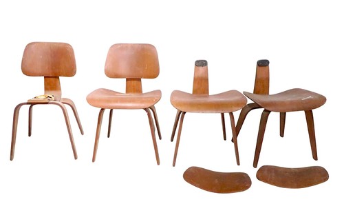 Lot early eames dcw - 4,