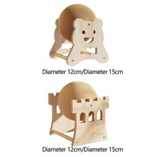 Griffoir pour Chat Jouet D'Exercice Grattoir à Griffes Balle En Sisal sur Socle