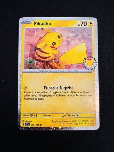 Carte pokemon promo pikachu - carte,