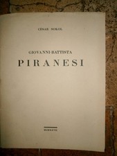 Giovanni Battista Piranesi par César Sokol ouvrage numéroté