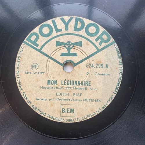 Rpm edith piaf mon - 78,