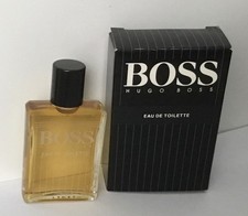 Miniature de parfum BOSS Hugo boss Homme EDT flacon Hauteur avec bouchon 6 cms
