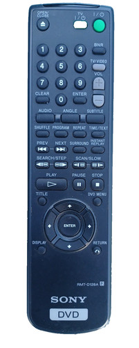 Genuine sony remote rmt d128a - remote, rmt-d128a
