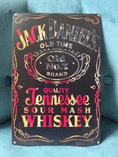 Plaque métal whisky Jack