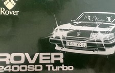 Rover 2400SD Livret Voiture Utilisation Entretien Turbo Italy Original Vintage