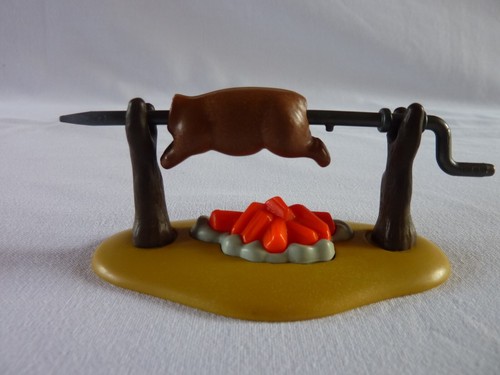Playmobil tourne broche - broche, feu