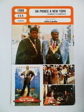 CARTE FICHE CINEMA 1988 UN PRINCE A NEW YORK Eddie Murphy Arsenio Hall James Ear