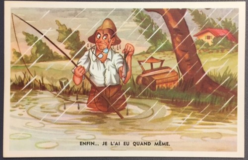 Carte postale humoristique - postale,