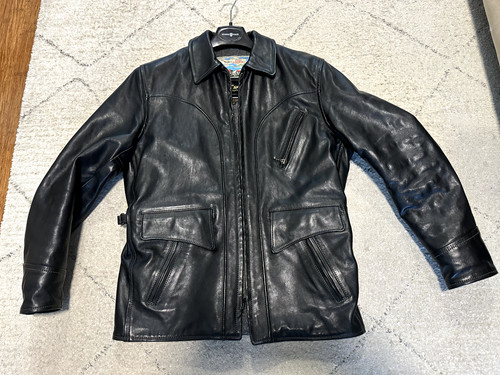 Aero leather jacket hercules - aero,