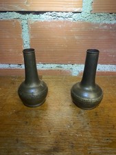 Paire De Vase Ancien Laiton
