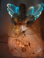 FIBER OPTIC 9" ANGEL X-MAS