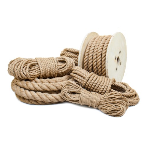 Corde jute avec poulie - corde,