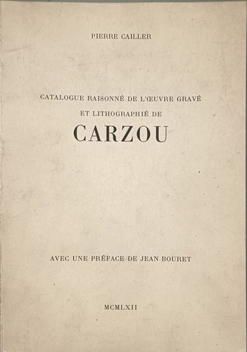 Catalogue raisonné - , de