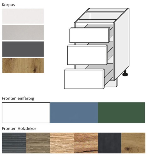 Commode sous évier hettich - commode, sous-évier