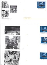 Les 4 PAP Magritte  débarquement Normandie neufs