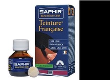 TEINTURE NOIR CUIR LISSE DAIM NUBUCK SAPHIR AVEL