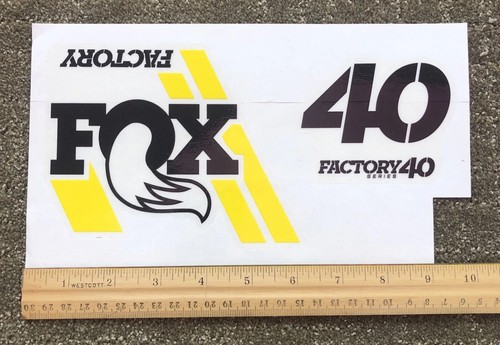 Fox decals - fox, factory