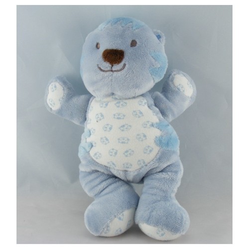 Doudou chat tigre - bleu, zigrou